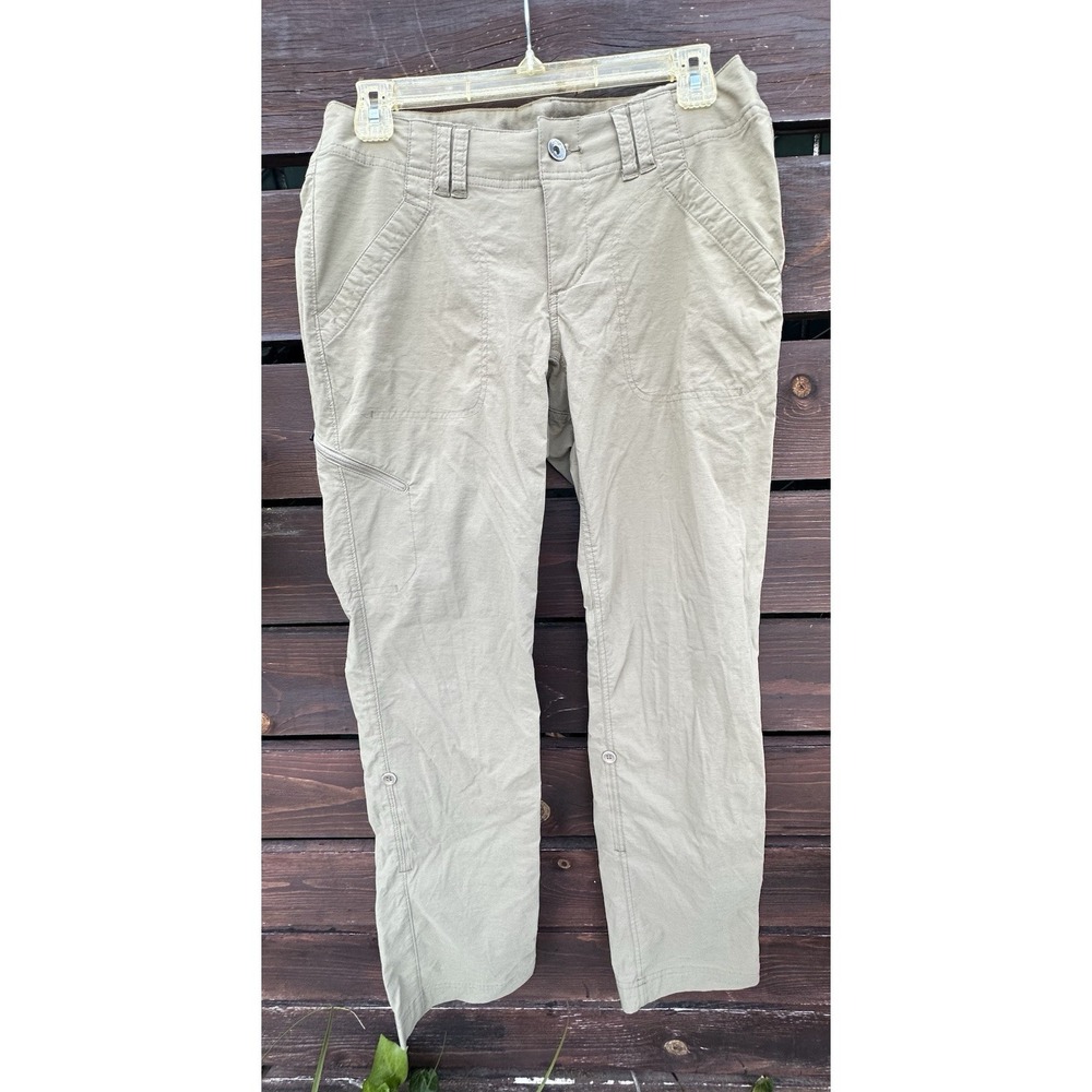 Marmot Pants Women Khaki Hiking‎ Roll Up Outdoor Lightweight Trail Camp *Size 6